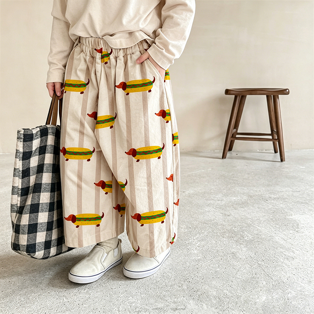Baby & Kids Hotdogs Print Pants