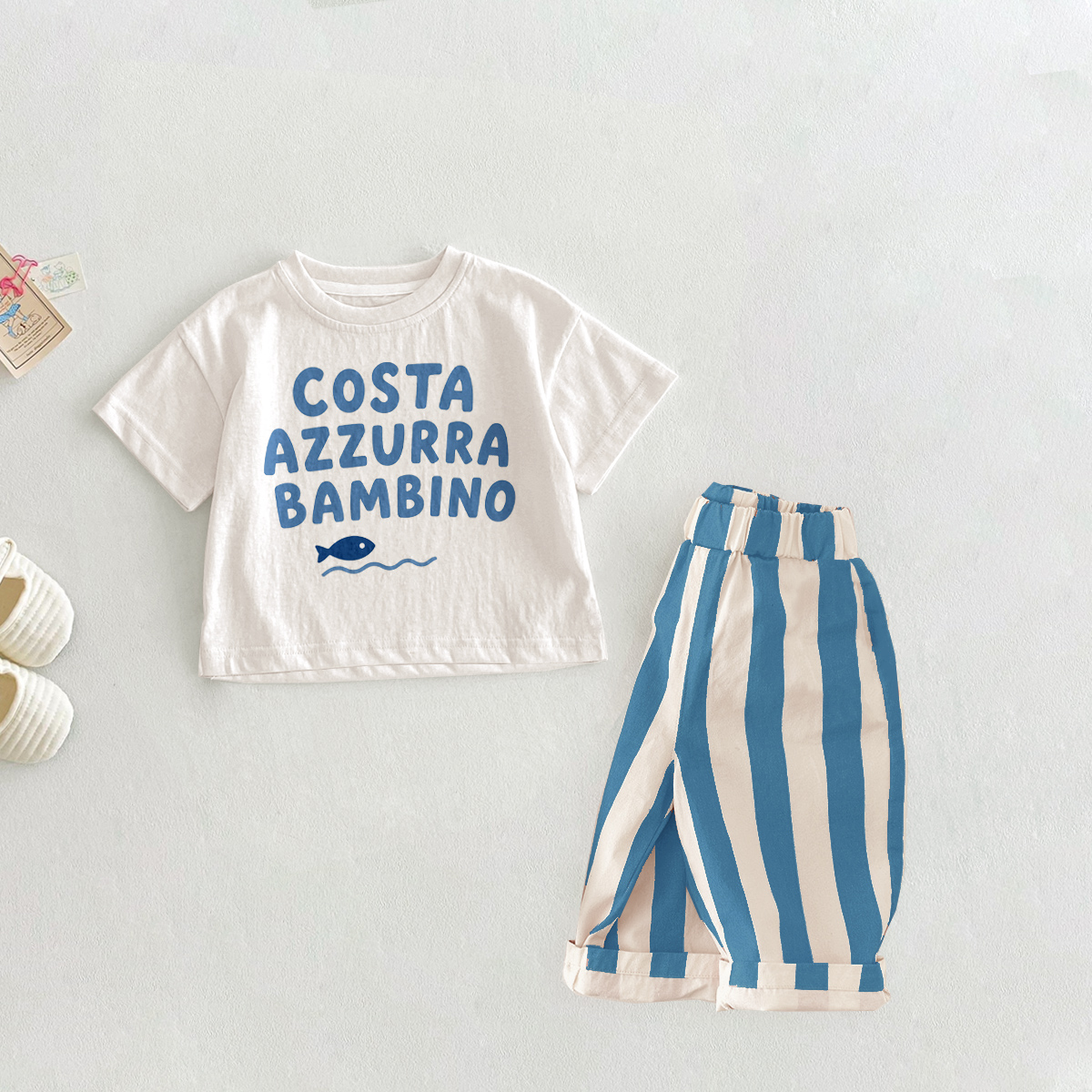 COSTA AZZURRA BAMBINO Baby Toddler Fish 2-Piece Set