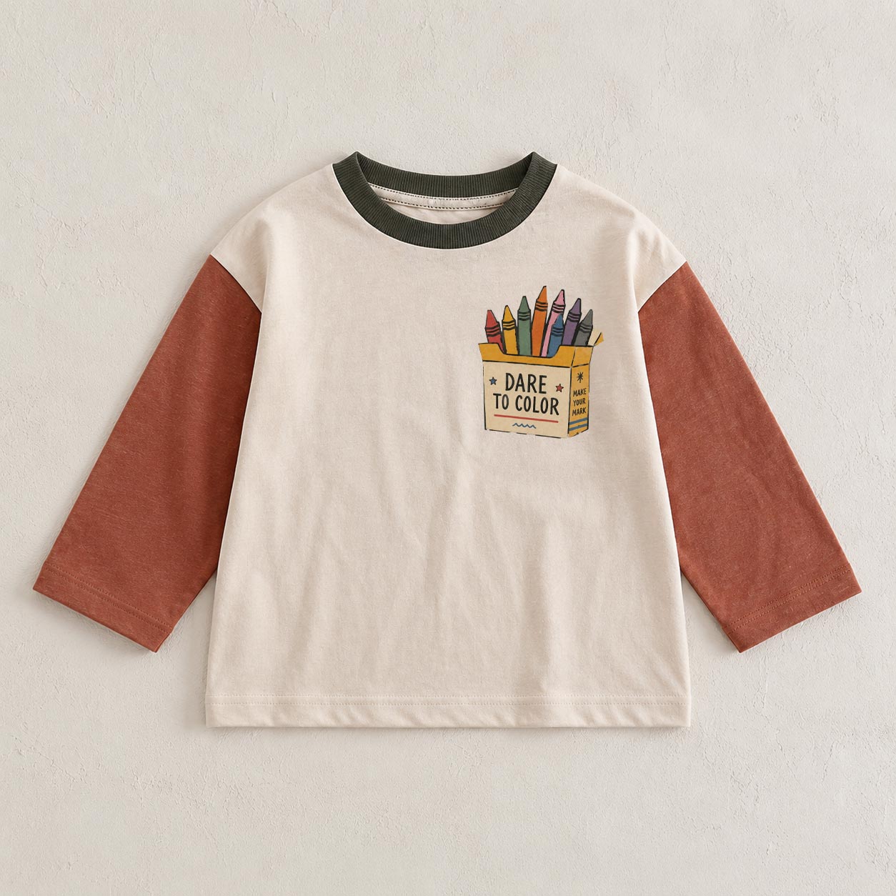 DARE TO COLOR Baby & Kids Color Block T-shirt