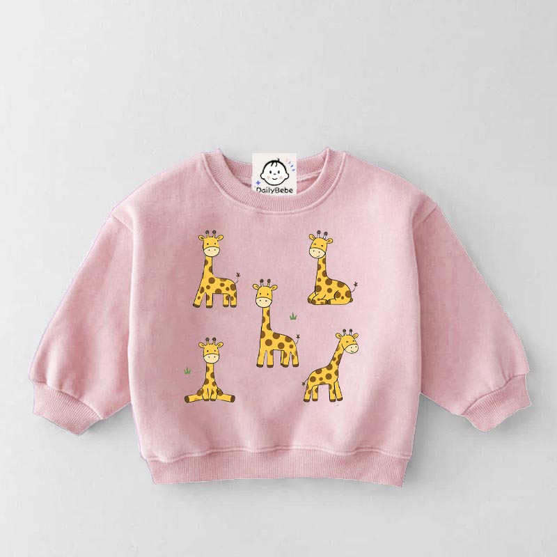 Baby & Kids Giraffe Pattern Sweatshirt