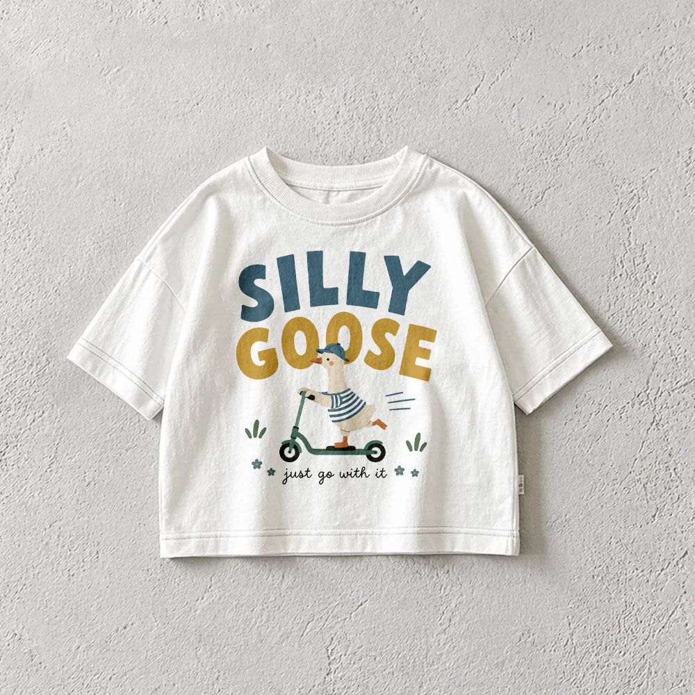 SILLY GOOSE JUST WITH IT Baby & Kids T-Shirt (6M-12Y)