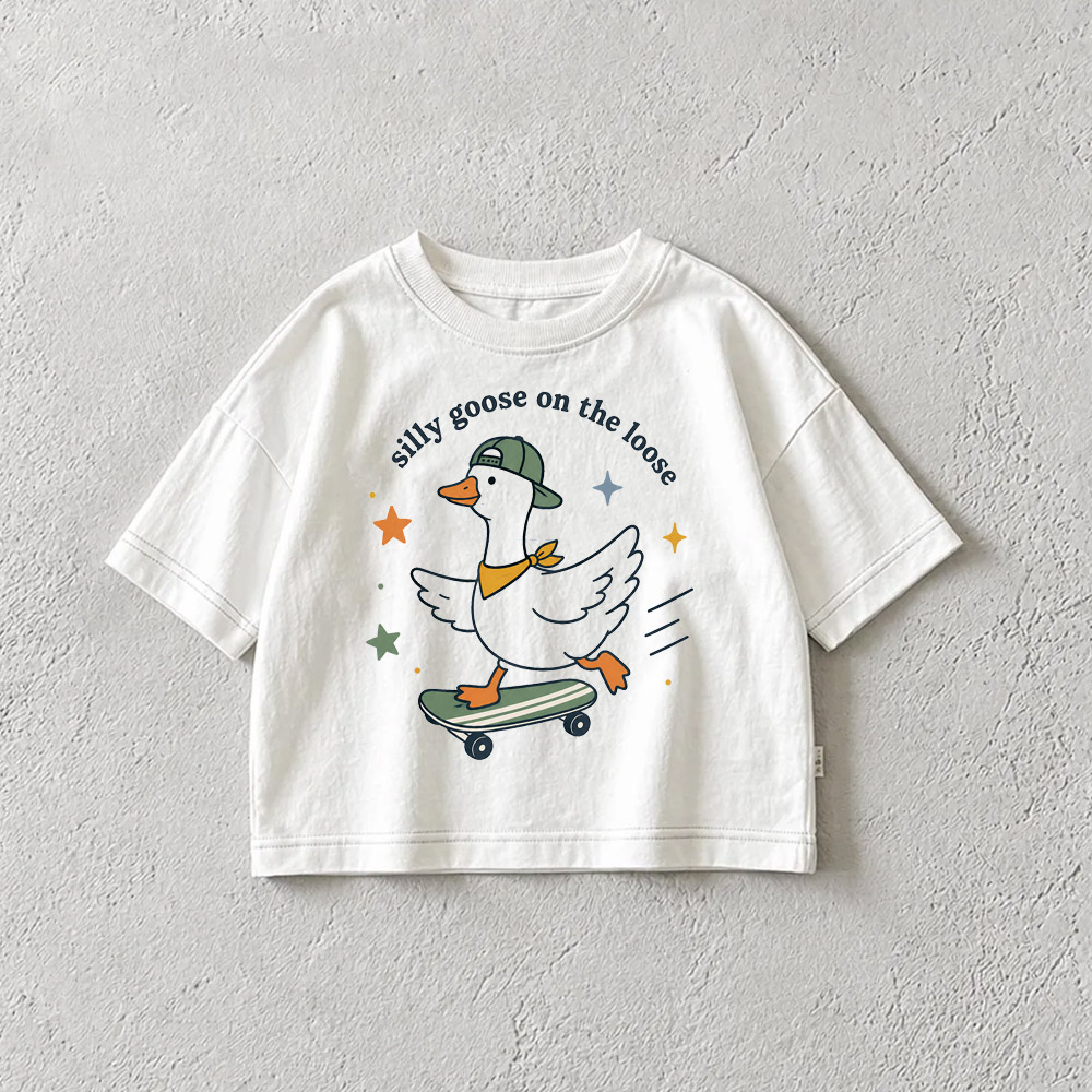 SILLY GOOSE ON THE LOOSE Baby & Kids T-Shirt 