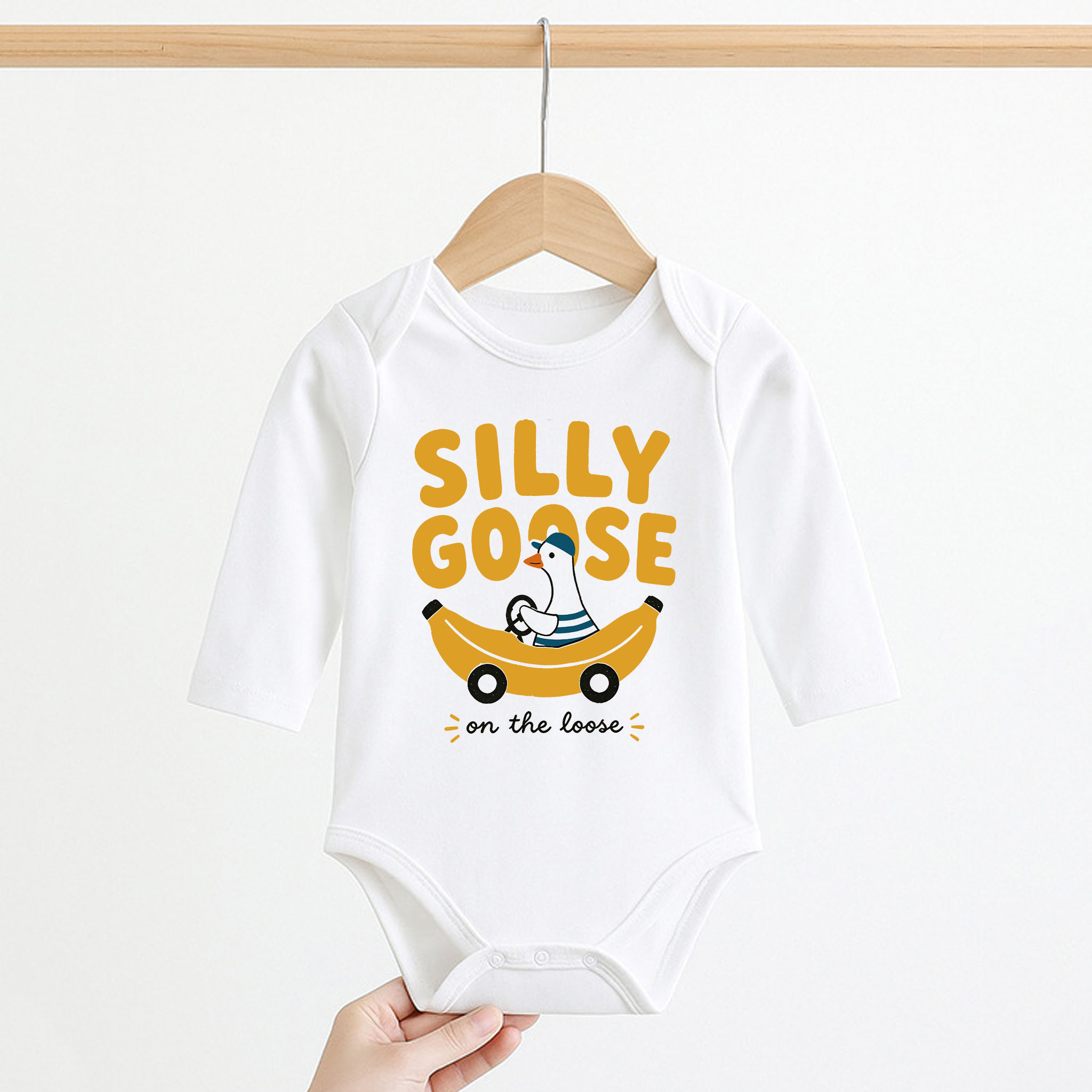 SILLY GOOSE Baby Romper