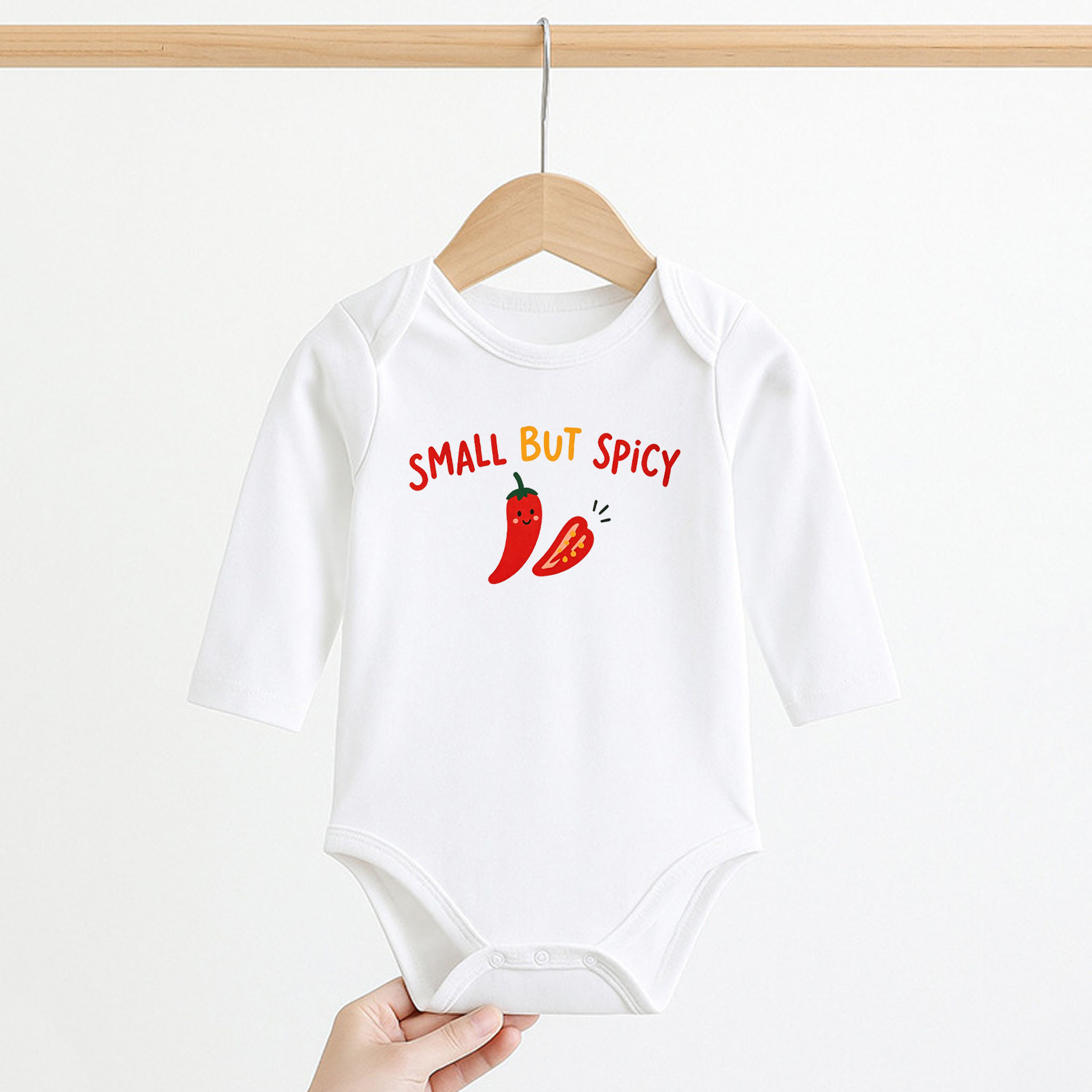 SMALL BUT SPICY Baby Romper