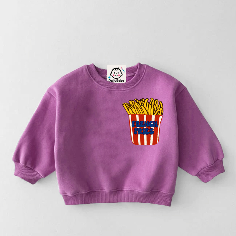 Baby Toddler French Fry slogan Sweatshirt