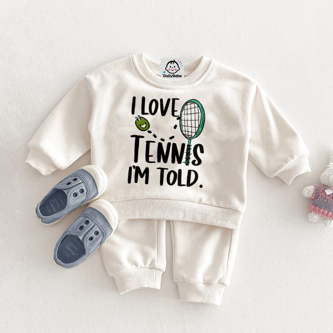I LOVE TENNIS I'M TOLD Baby Sets