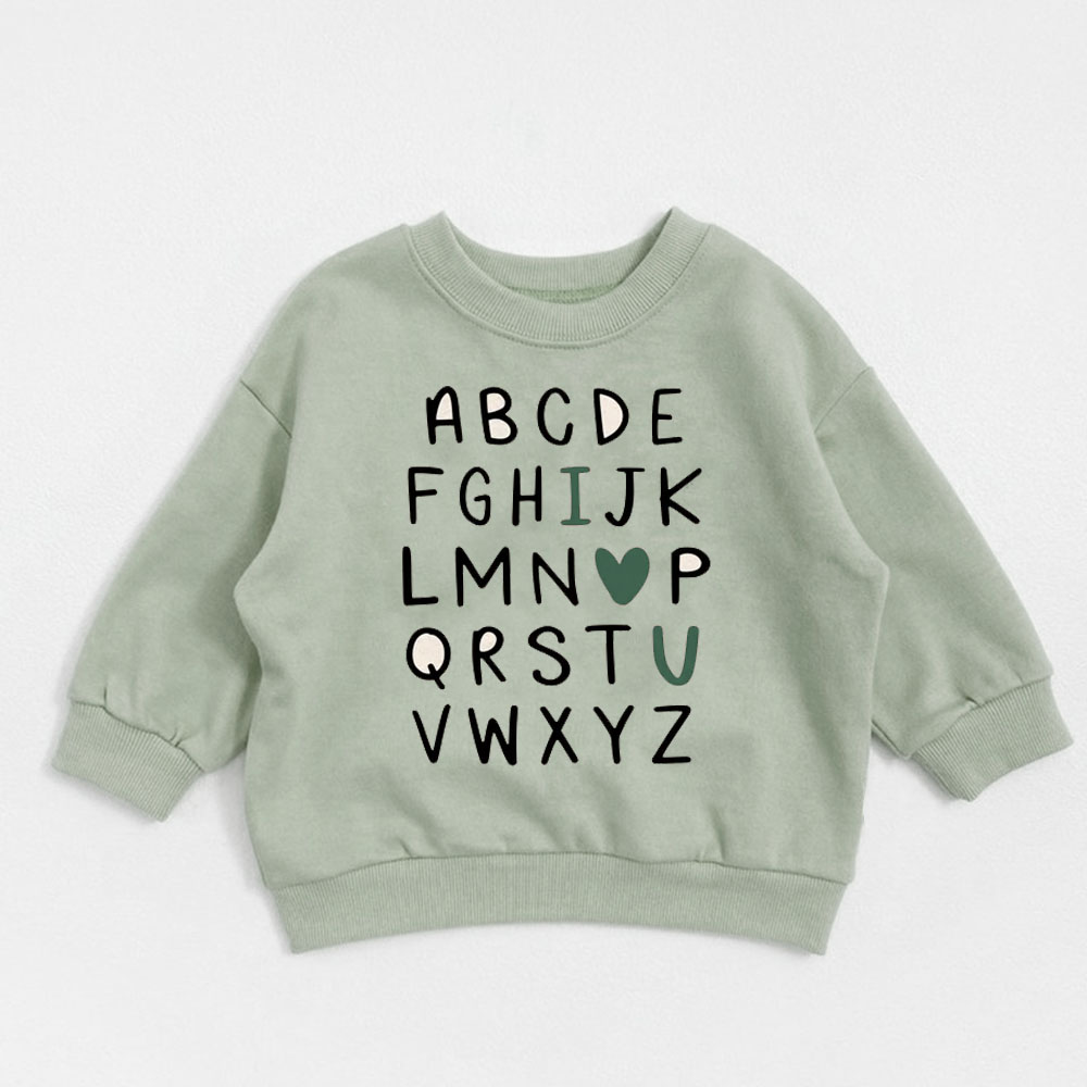 I ❤U Baby Toddler Sweatshirt