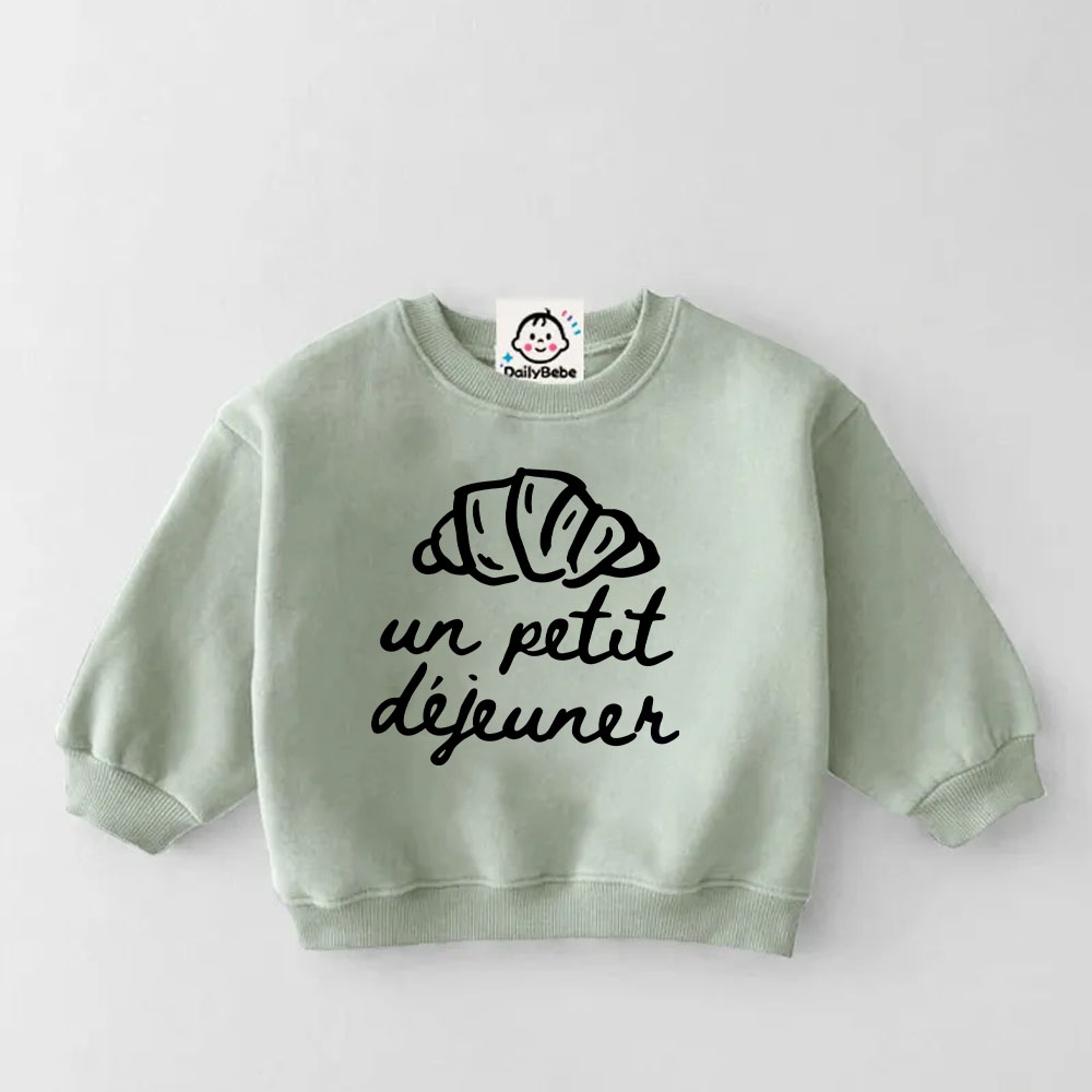 Baby Toddler Croissant Sweatshirt