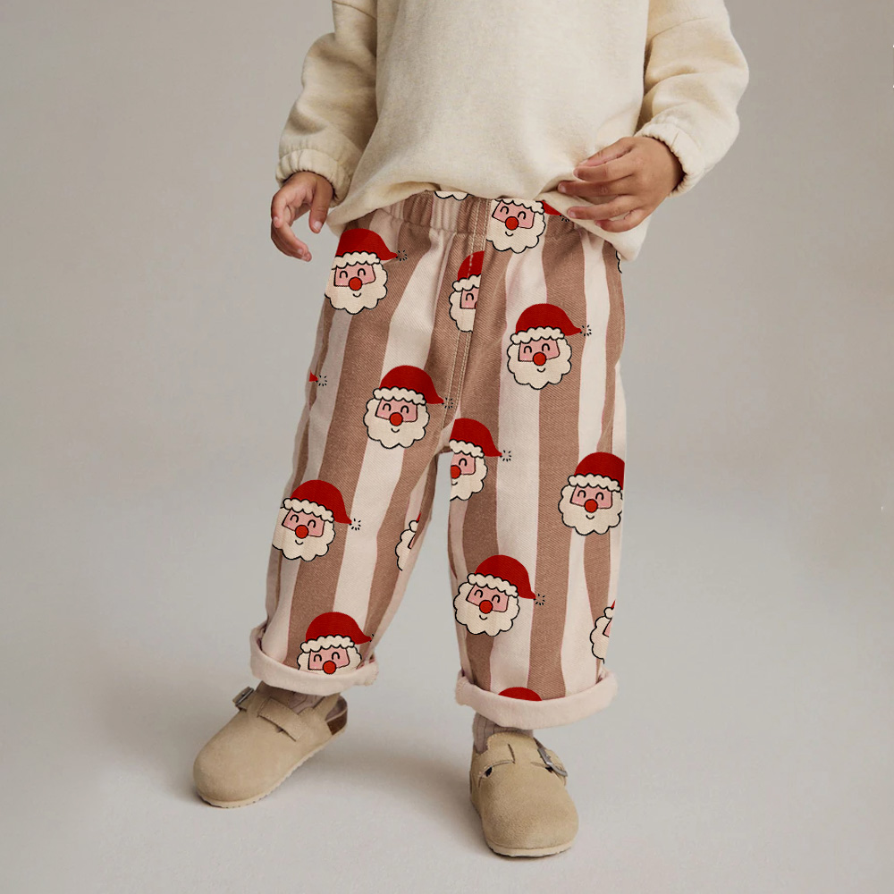Baby & Kids Santa Claus Stripe Pants