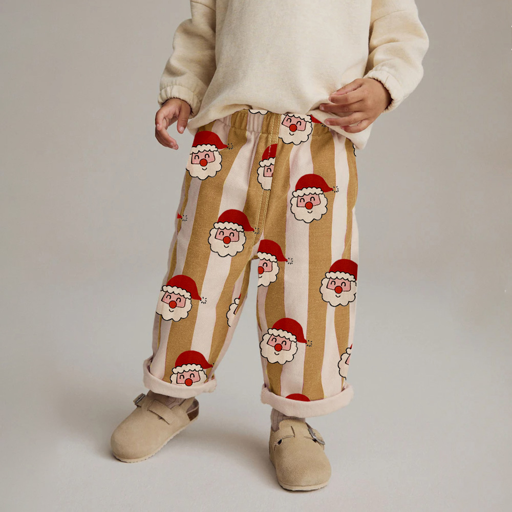 Baby & Kids Santa Claus Stripe Pants