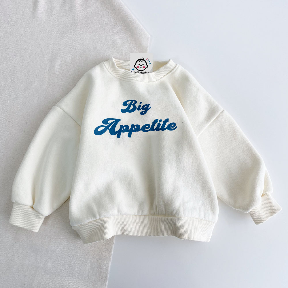 Big Appetite Baby & Kids Slogan Sweatshirt