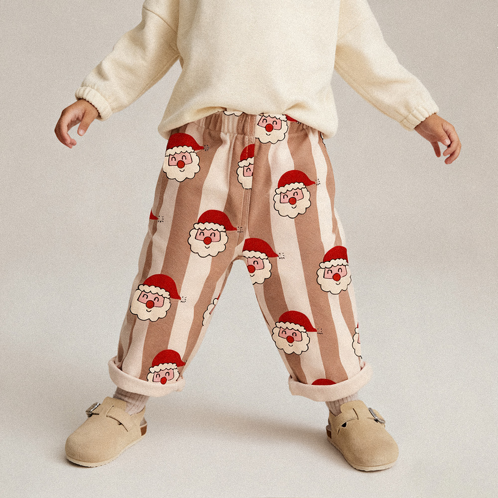 Baby & Kids Santa Claus Stripe Pants