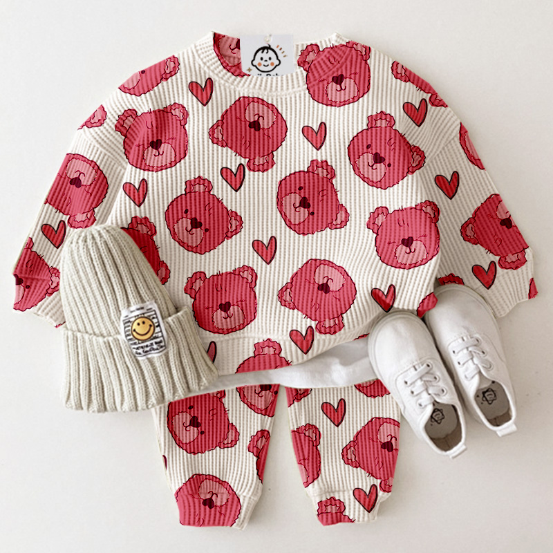 2-Piece Baby Toddler Bear Love Sets