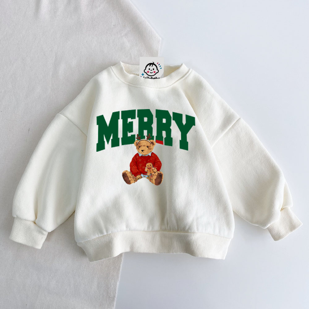 MERRY Baby & Kids Bear Sweatshirt