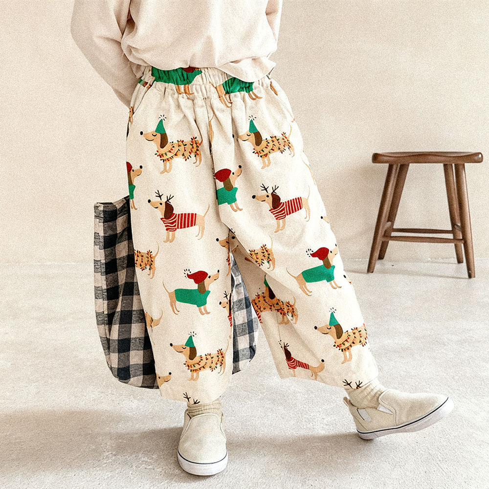 Baby & Kids Christmas Dog Pants