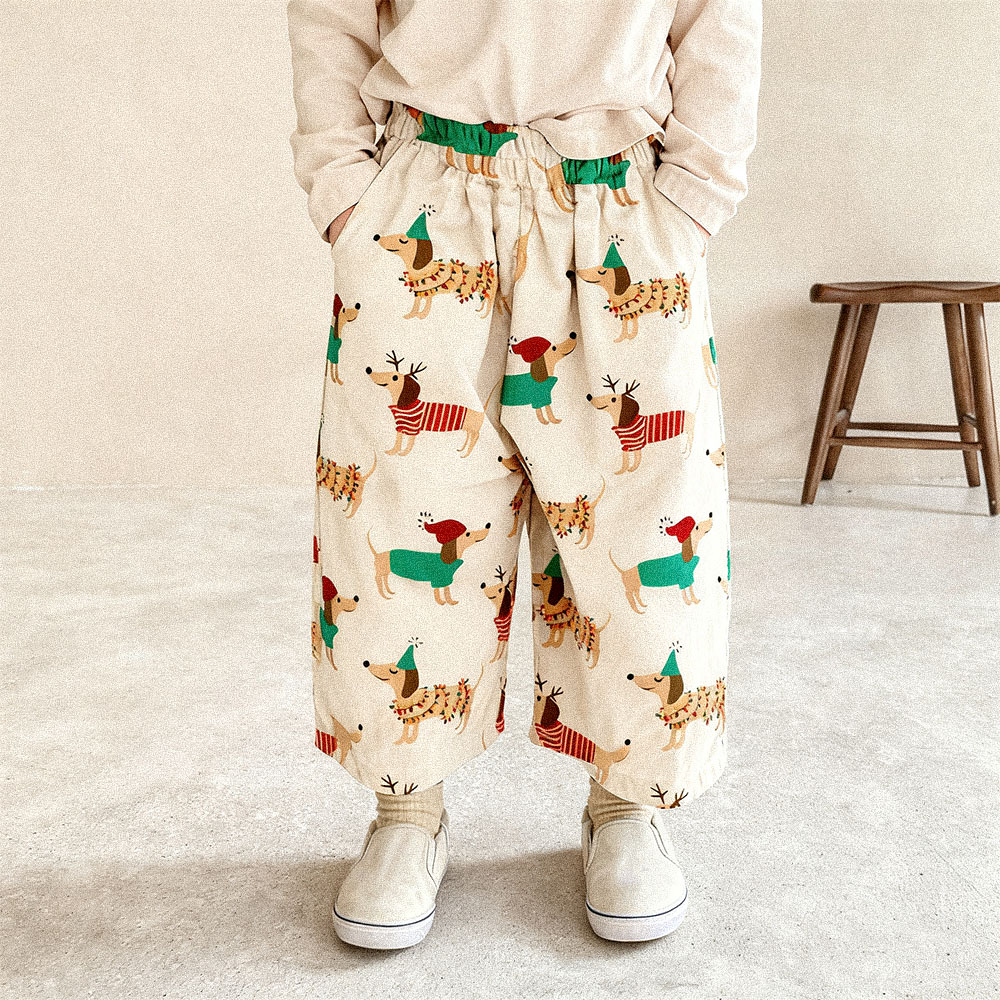 Baby & Kids Christmas Dog Pants