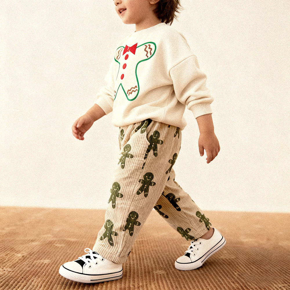 Baby & Kids Gingerbread Man Corduroy Pants