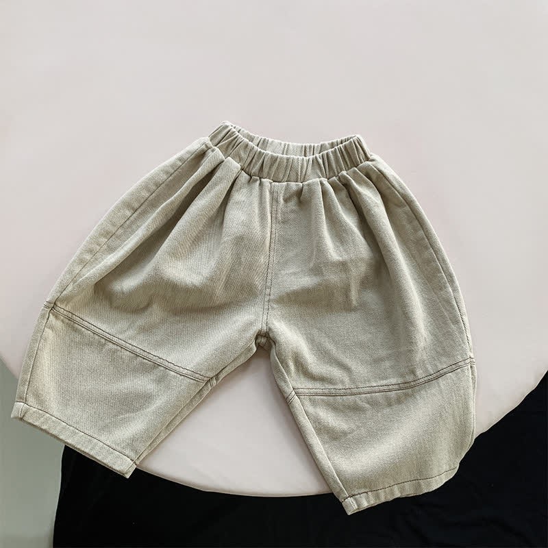 Toddler Boy Contrast Patch Harem Pants