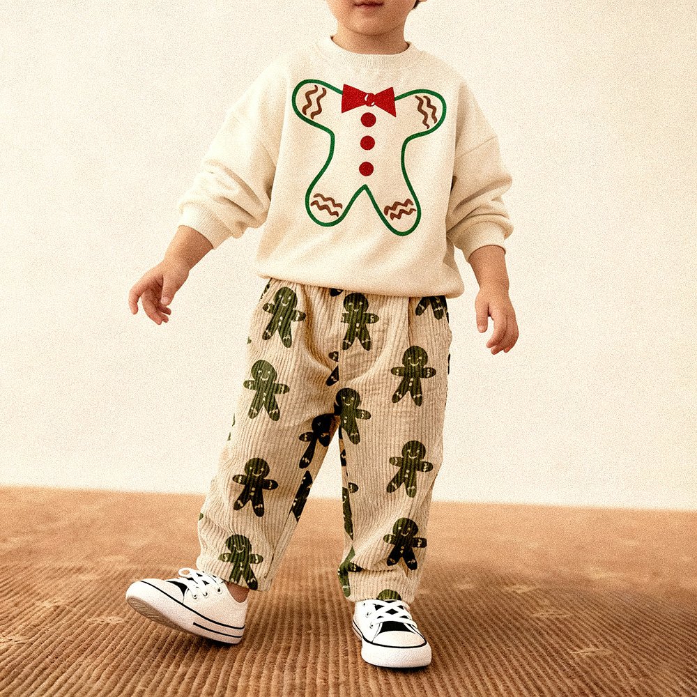 Baby & Kids Gingerbread Man Corduroy Pants