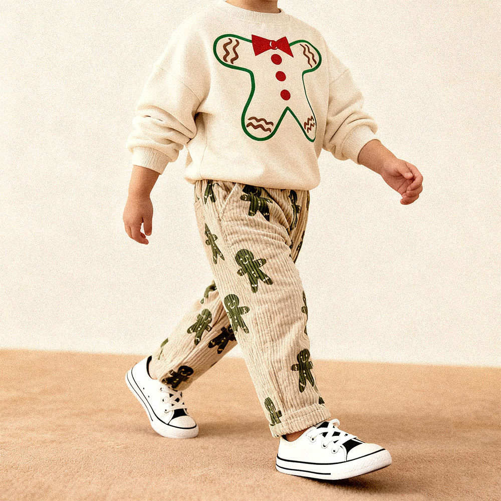 Baby & Kids Gingerbread Man Corduroy Pants