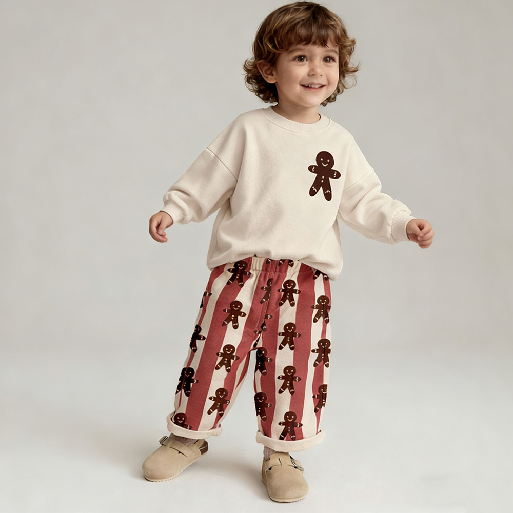 Baby & Kids Gingerbread Stripe Pants