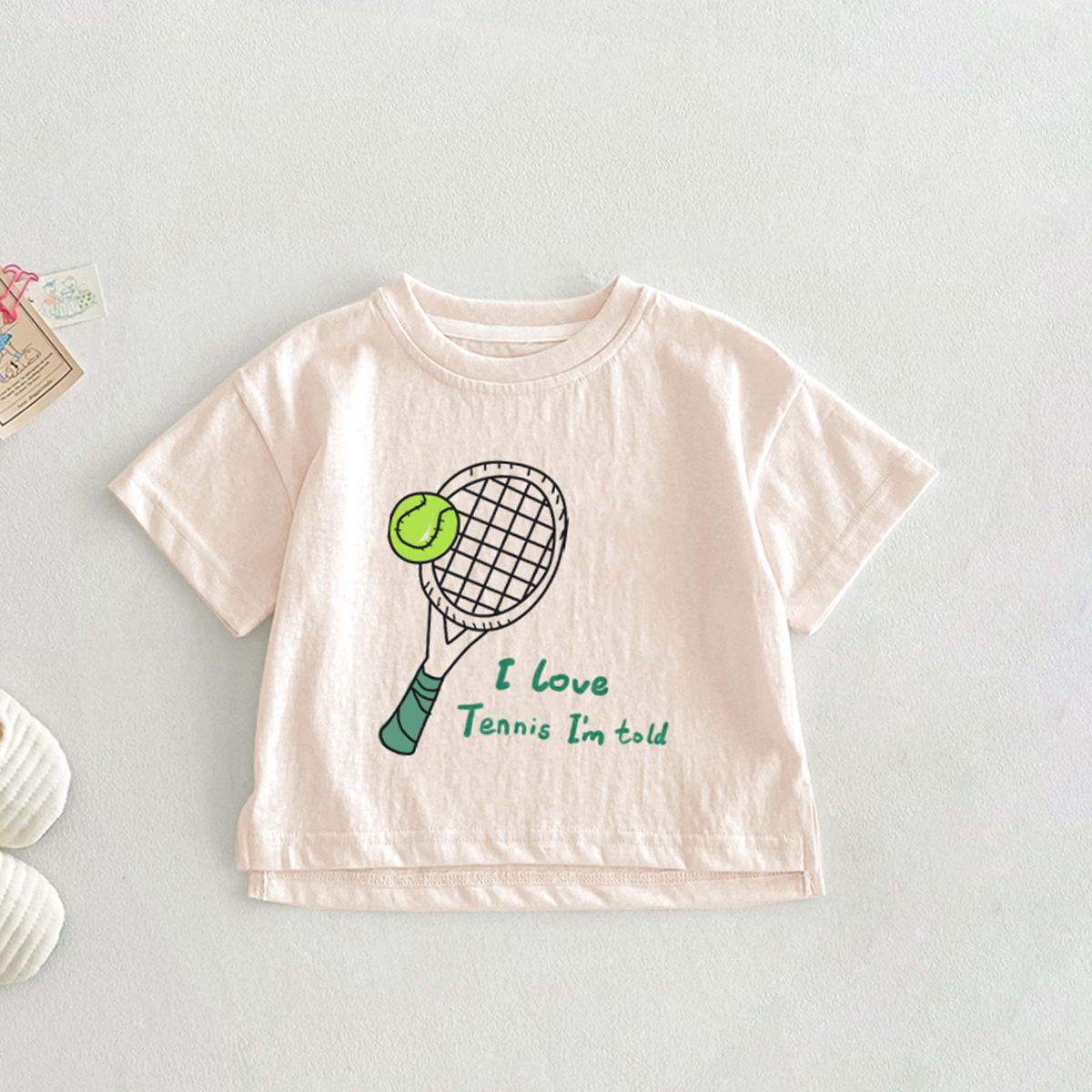 I LOVE TENNIS Baby Toddler T-Shirt