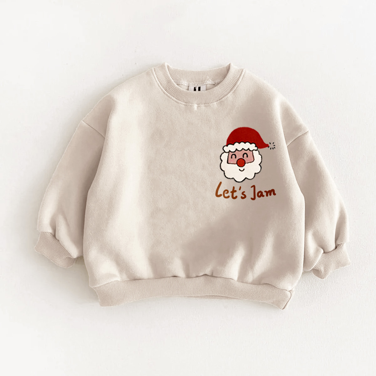LET'S JAM Baby Toddler Santa Sweatshirt