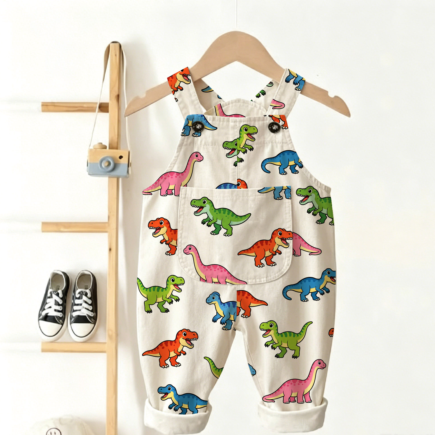 Baby Toddler Dinosaur Overalls