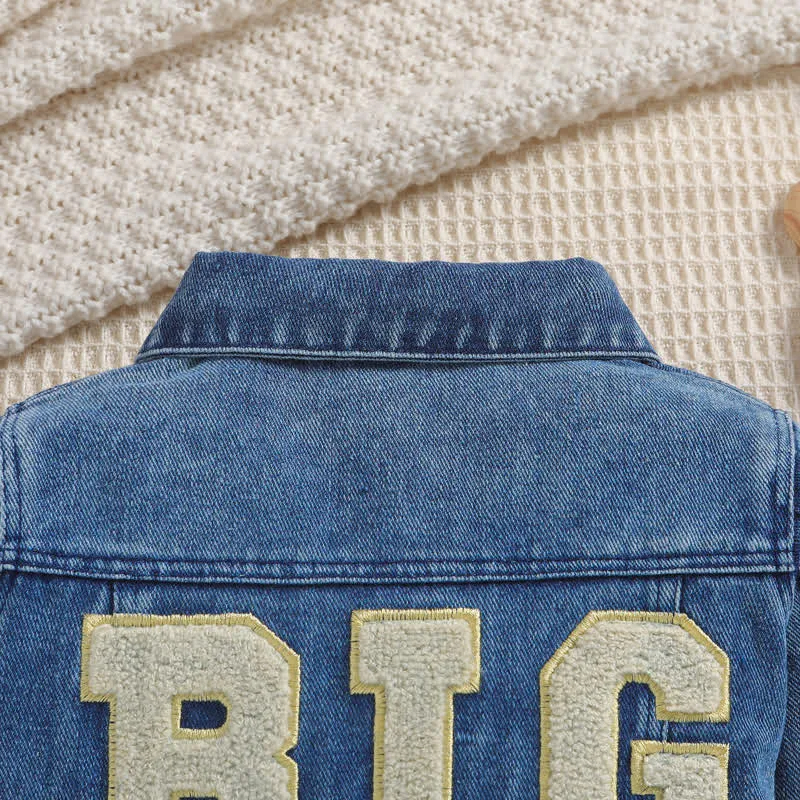 Baby Toddler Girl Denim Sister Jacket
