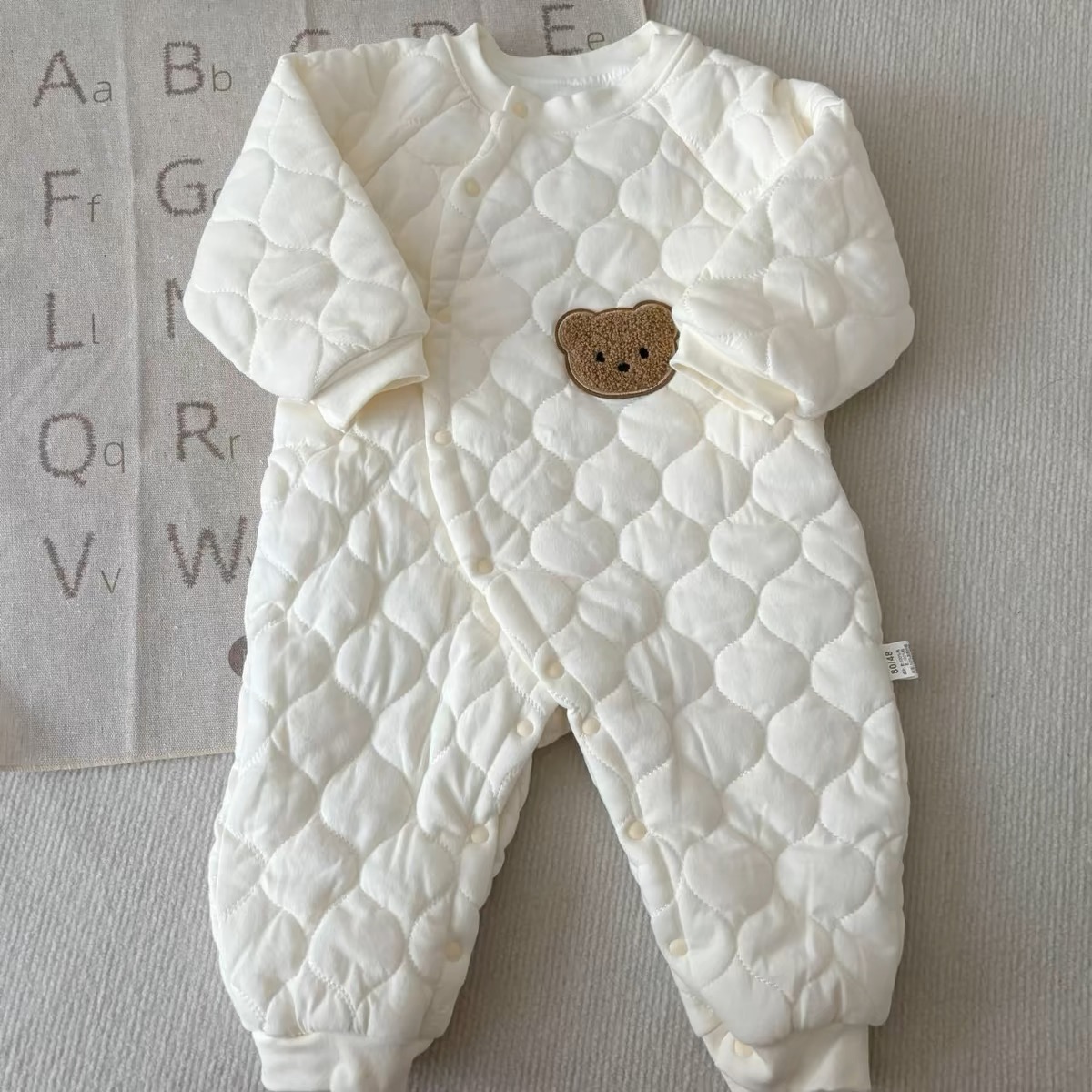 Baby Newborn Warm Bear Crawling Suit