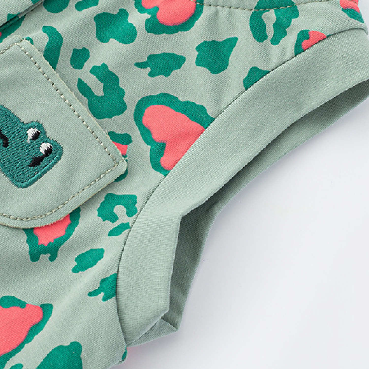 Baby Dinosaur Crocodile Embroidery Onesie