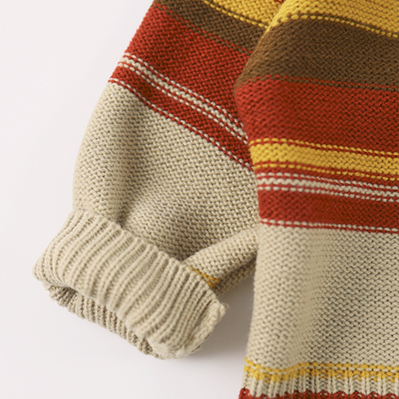 Toddler Pullover Striped Sweater