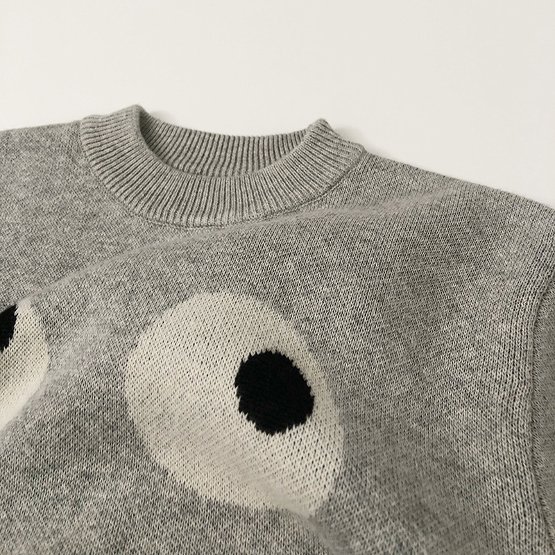 Toddler Emoticon Pullover Sweater