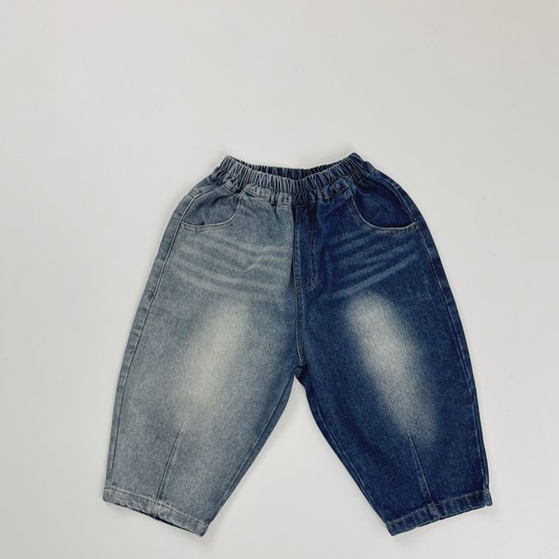 Toddler Retro Contrast Washed Jeans