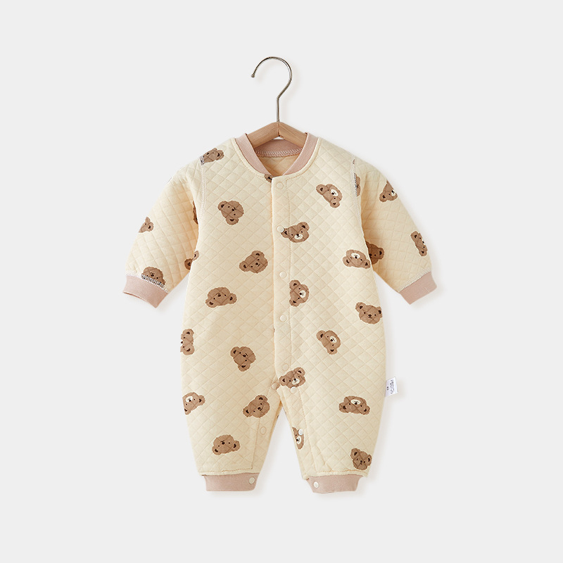 Baby Newborn Forest Thickened Romper