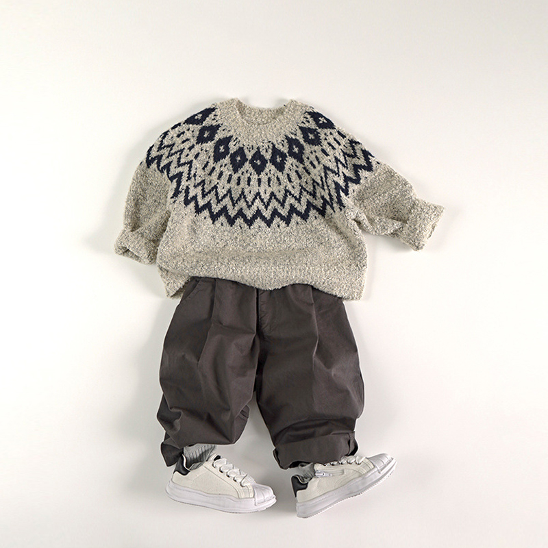 Toddler Fairman Pattern Sweater