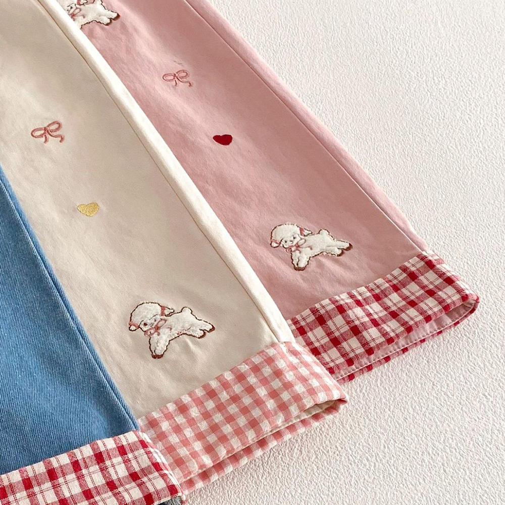 Baby Toddler Embroidered Sheep Pants