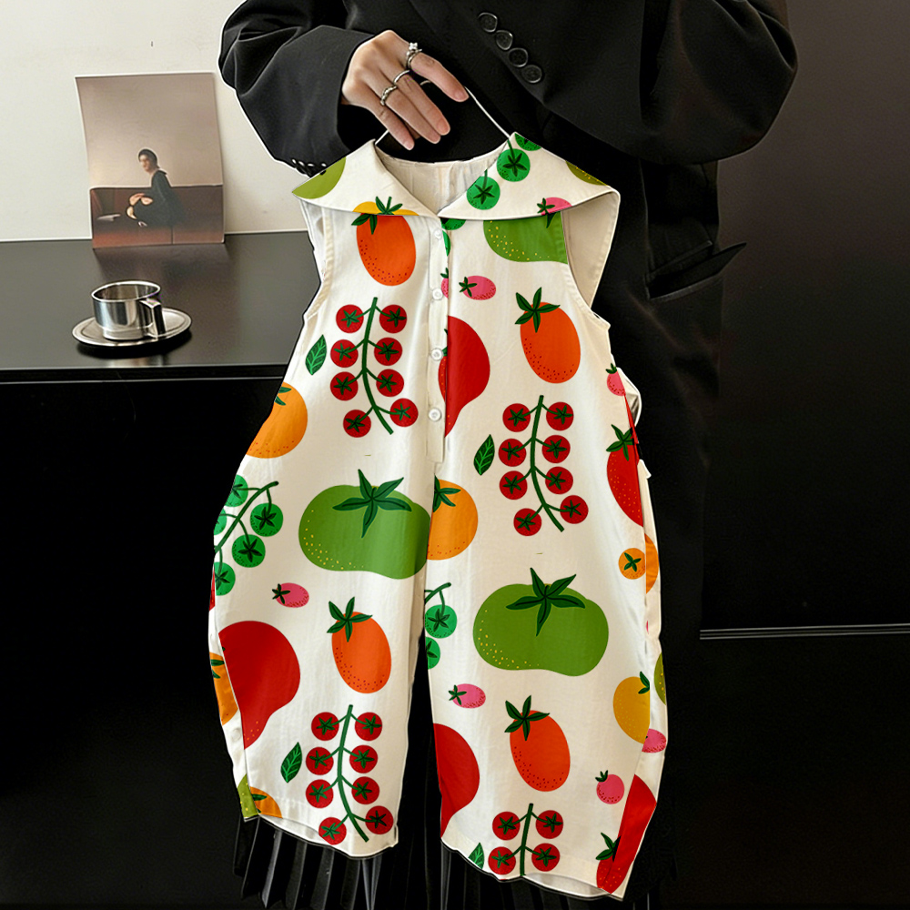 Baby Toddler Colorful Tomatoes Romper