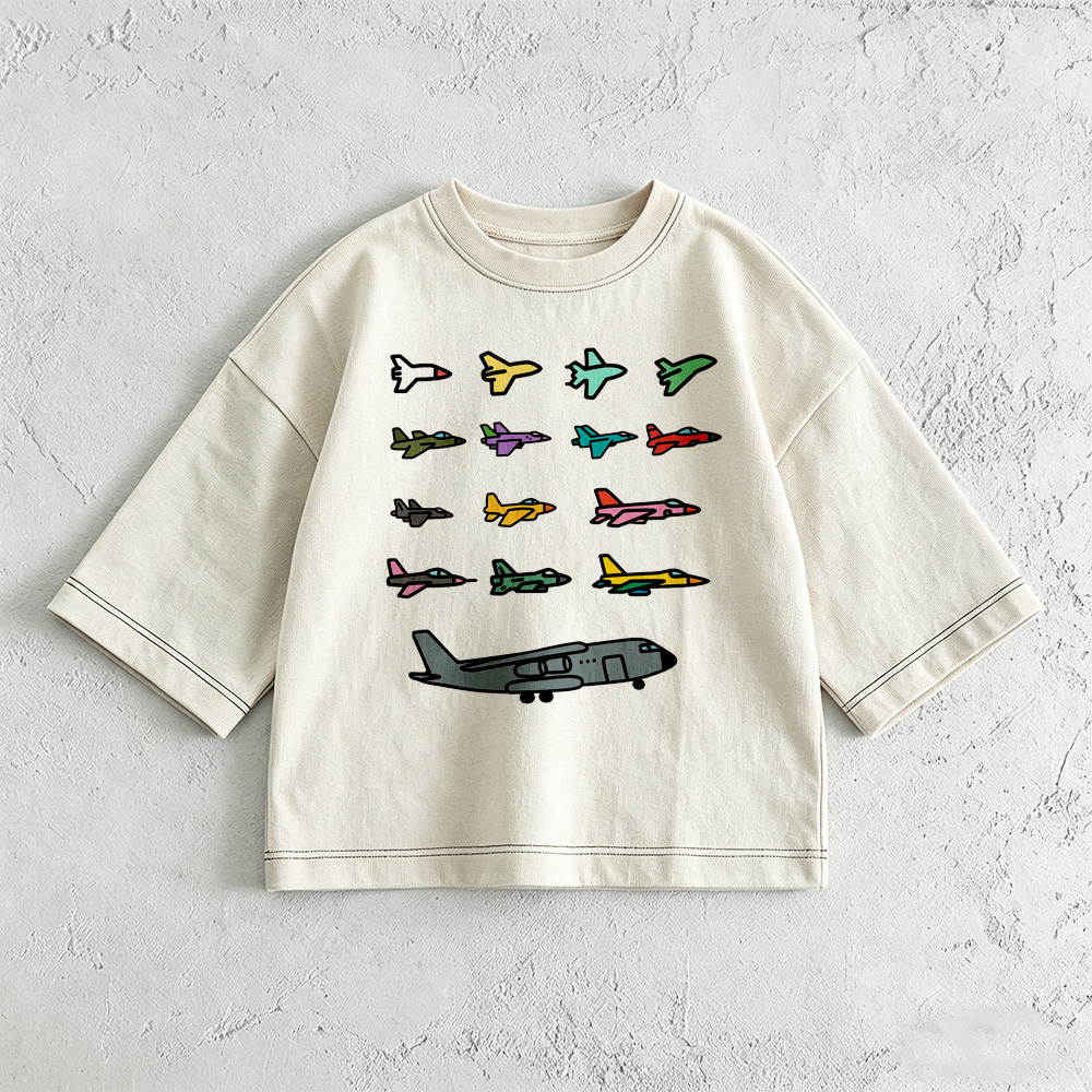 Baby & Kids Airplane Print T-Shirt (6M-12Y)
