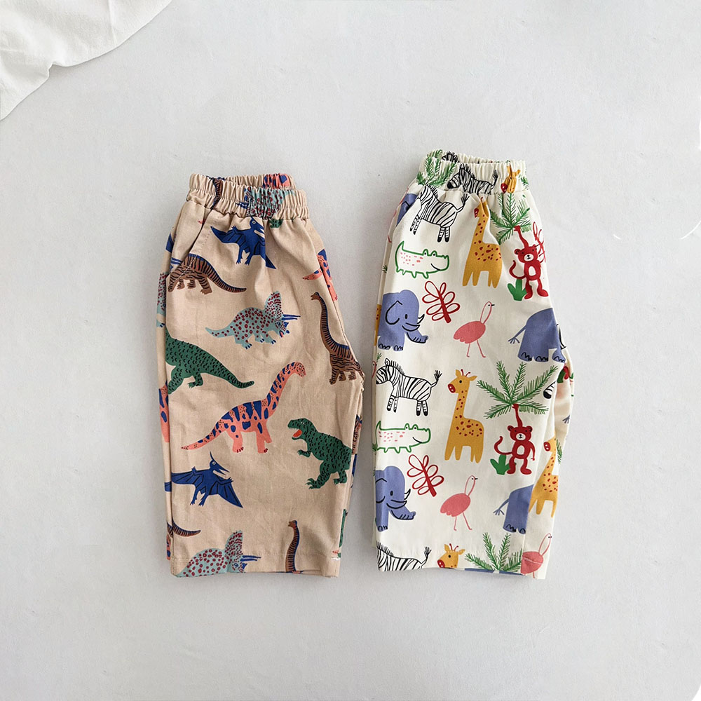 Baby & Kids Dinosaur Print Casual Pants
