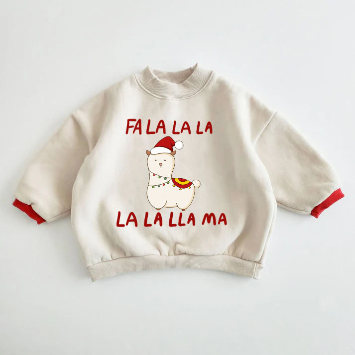 FA LA LA LA  LA LA MA Baby Toddler Alpaca Sweatshirt