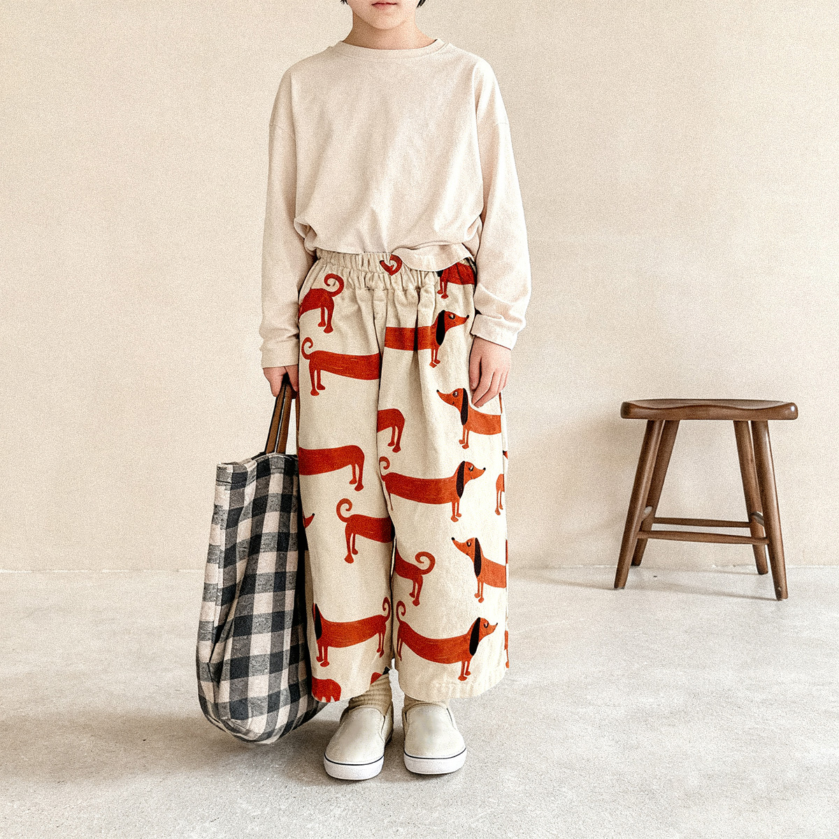 Kid Baby Dachshund Casual Pants