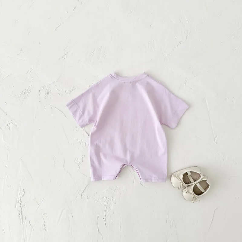 Baby Solid Color Causal Romper