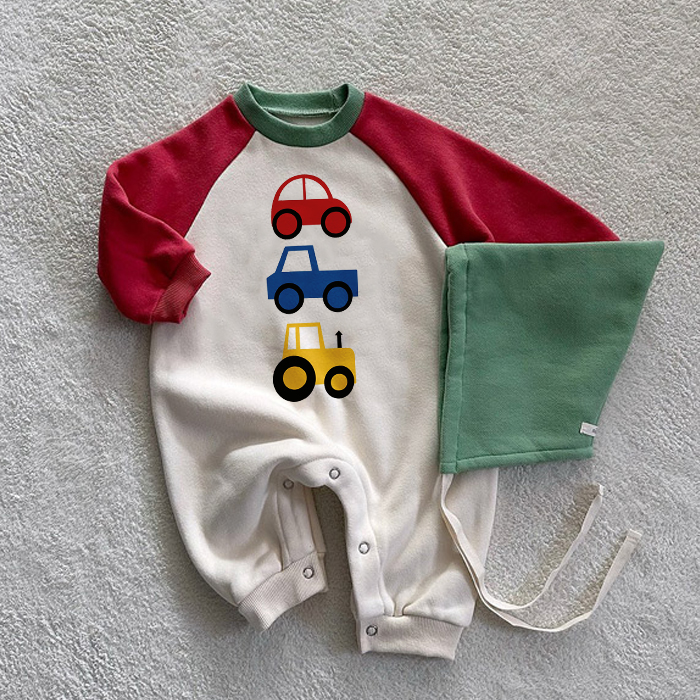 Baby Colorful Car Romper