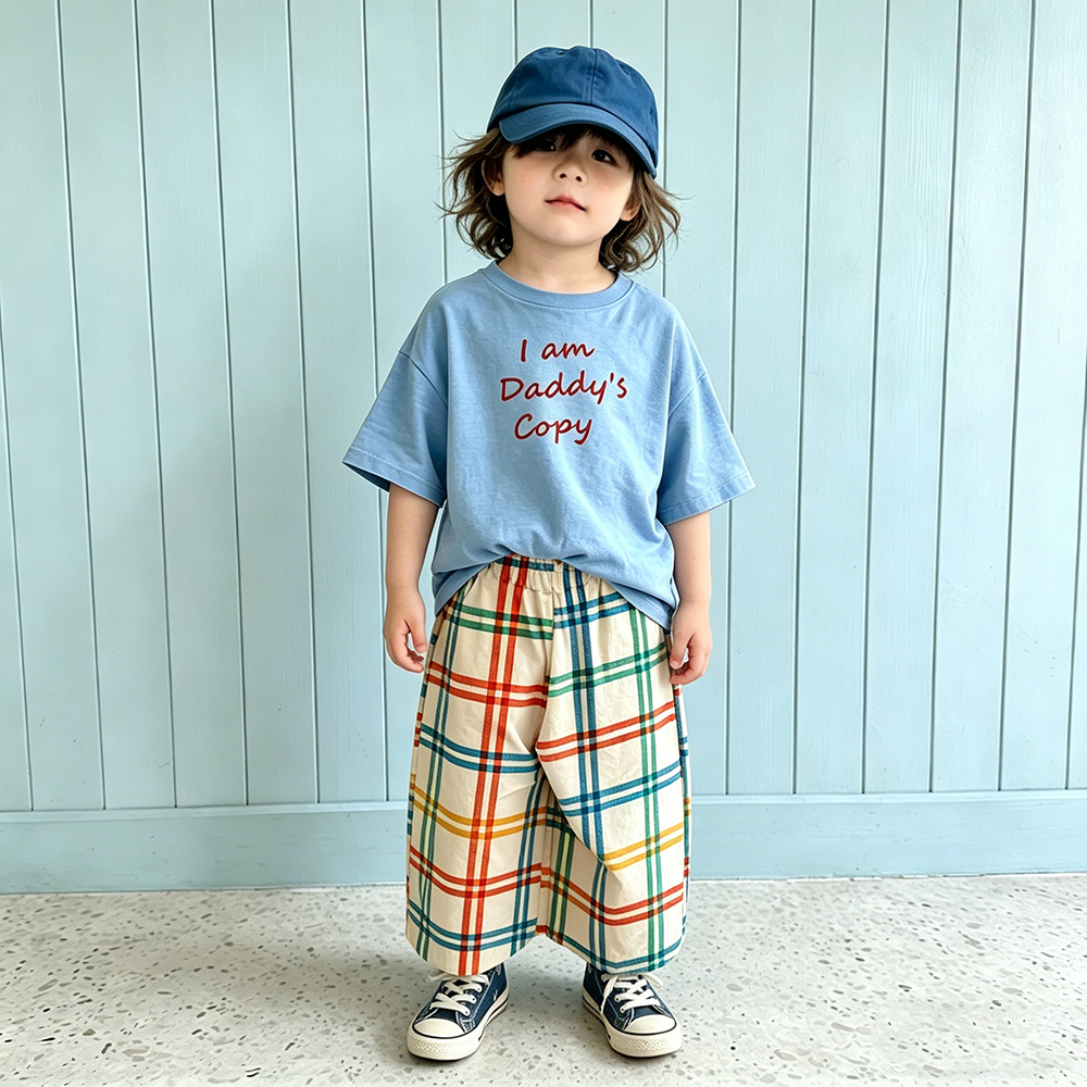 Baby & Kids Red Blue Green Plaid Pants