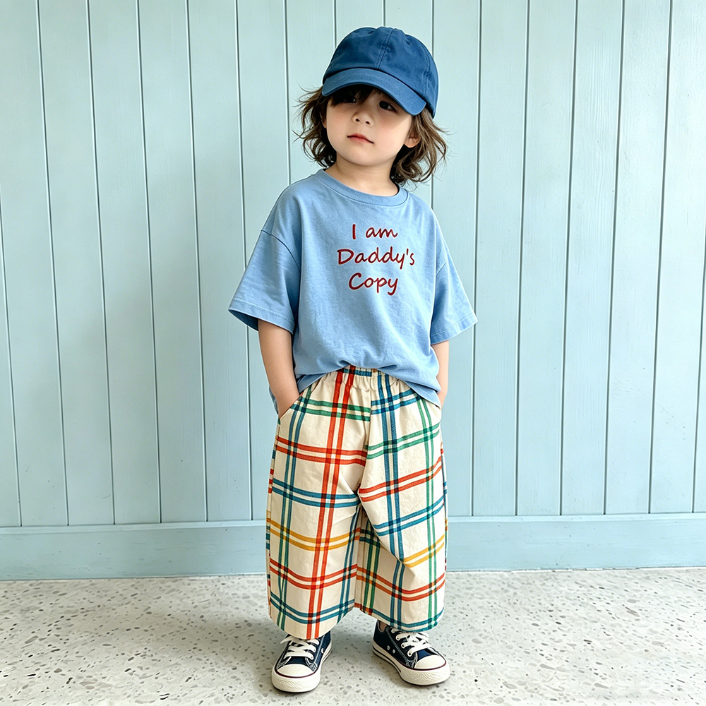 Baby & Kids Red Blue Green Plaid Pants