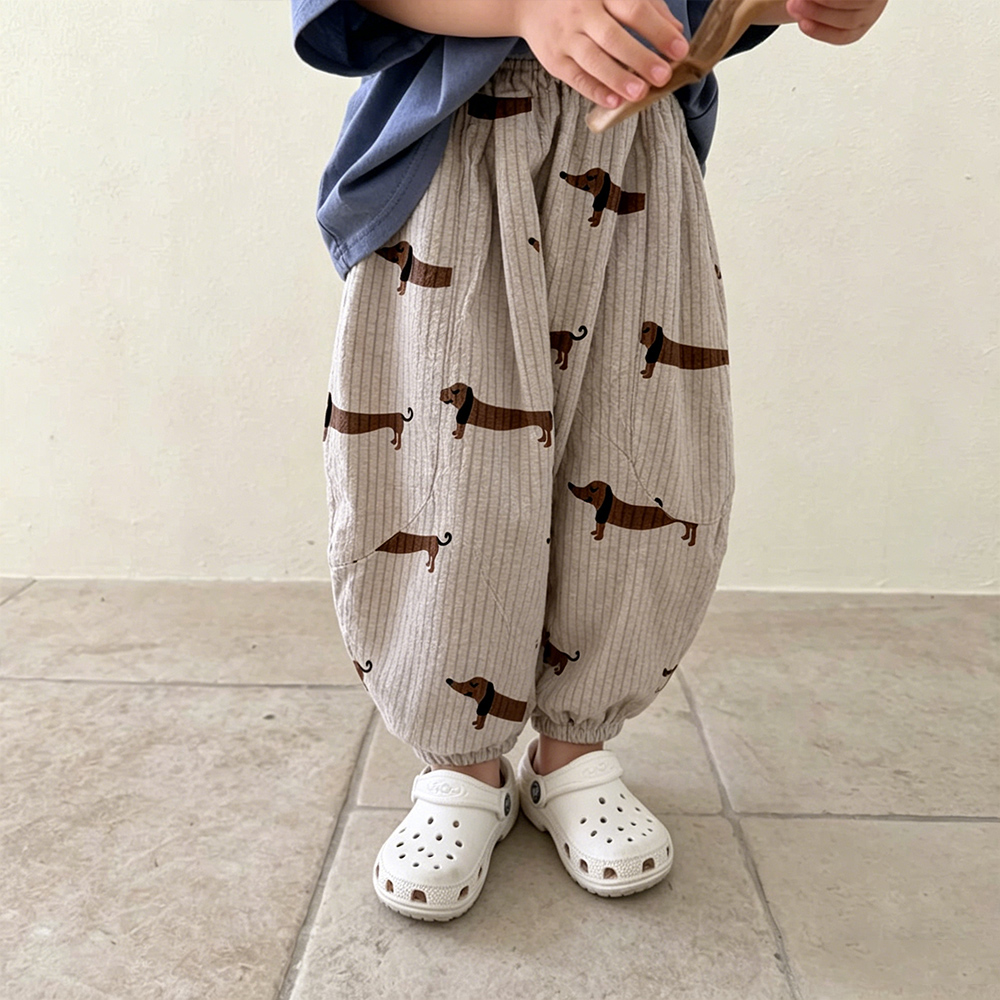 Baby & Kids Dachshund Stripe Balloon Pants