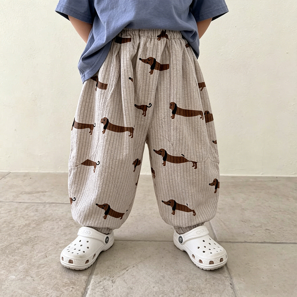 Baby & Kids Dachshund Stripe Balloon Pants