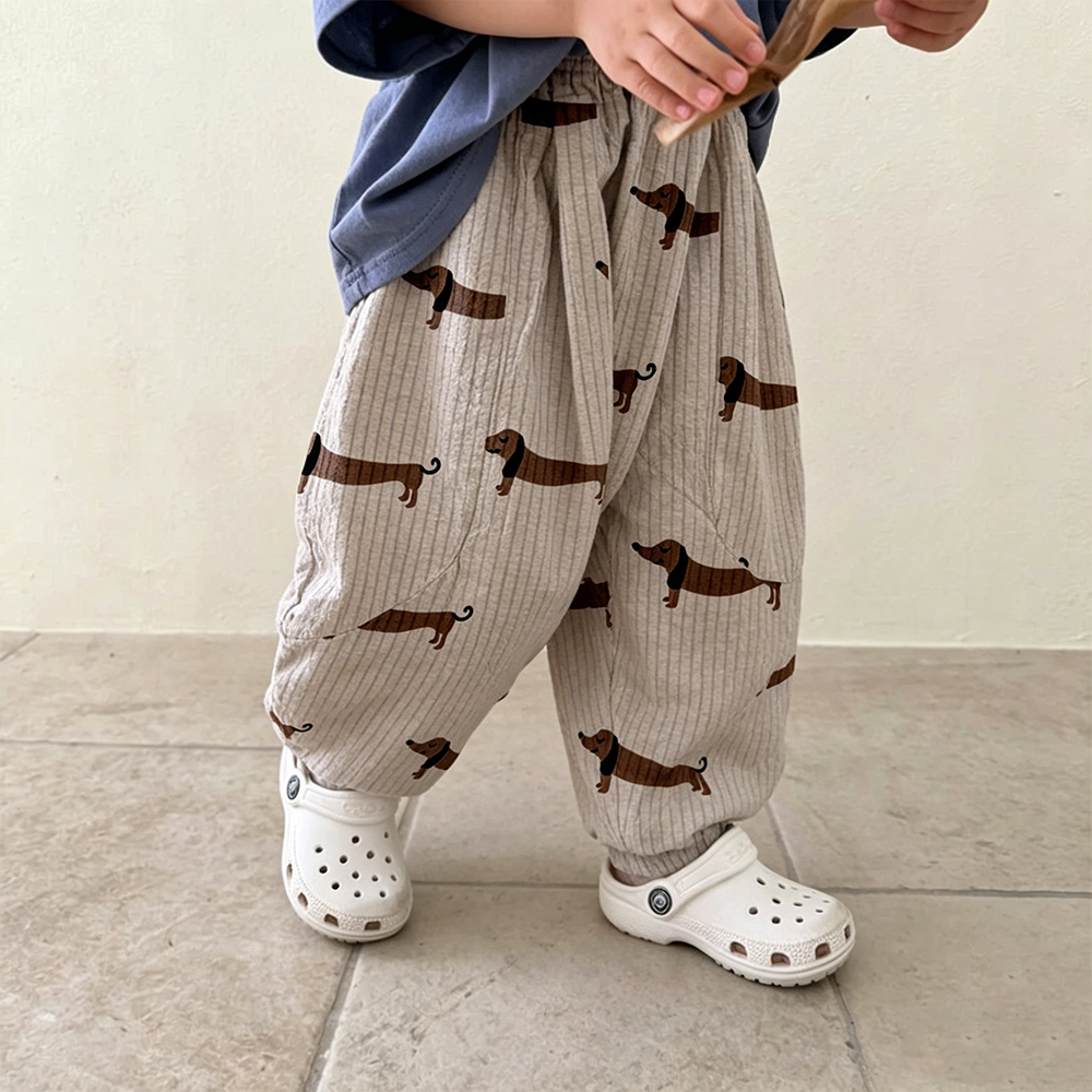Baby & Kids Dachshund Stripe Balloon Pants