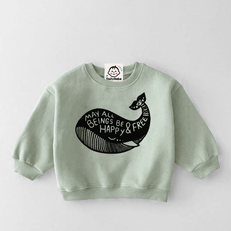 Baby Toddler Whale Sweatshirt